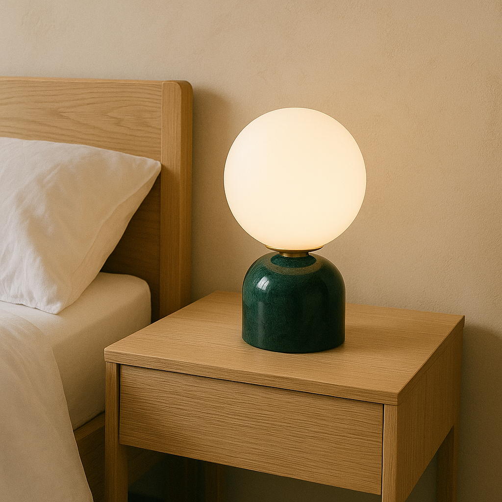 Orantheia - Lampada da Tavolo Moderna per Soggiorno o Camera da Letto