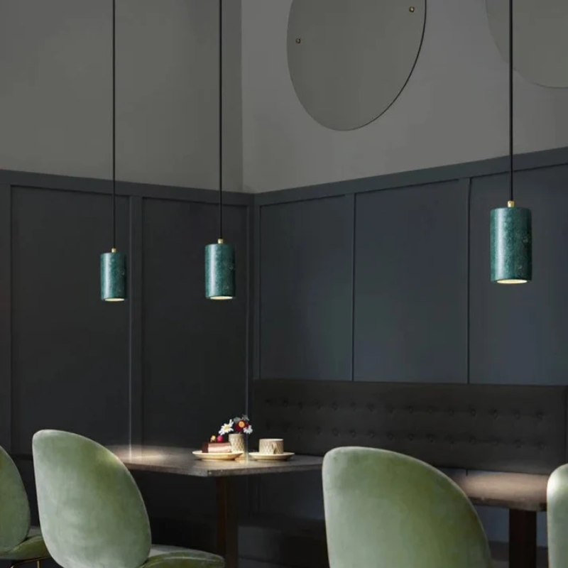 Velena - Lampada a sospensione LED in marmo dal design minimalista
