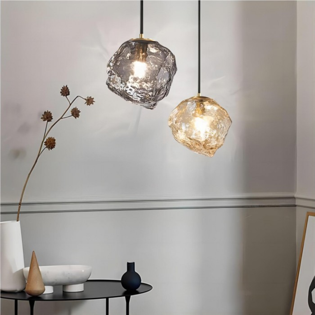 Lumenos Vetro Chandelier - Elegant Dining Table Light Fixture