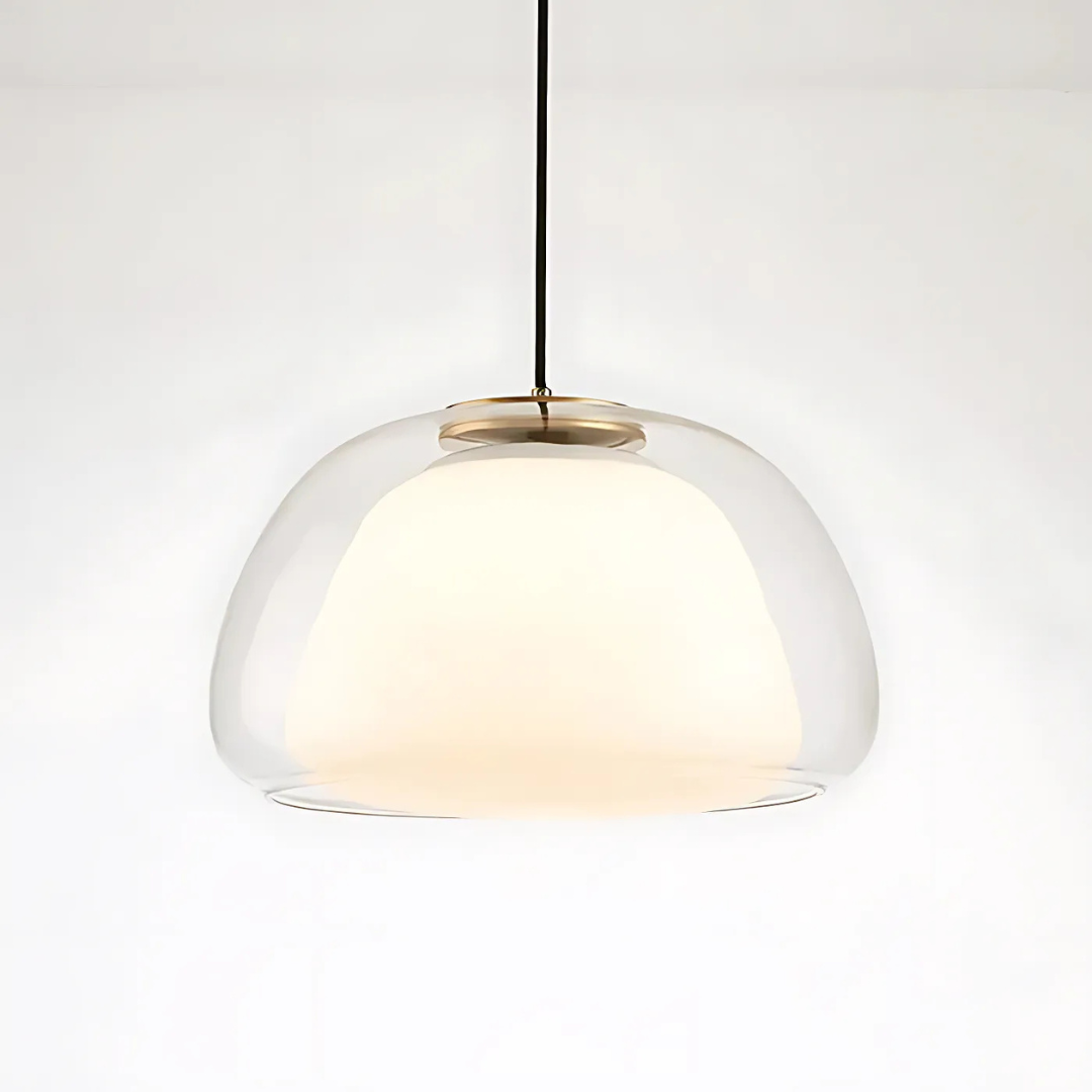 Serenza - Lampada a Sospensione Moderna in Vetro per Soggiorno e Sala da Pranzo