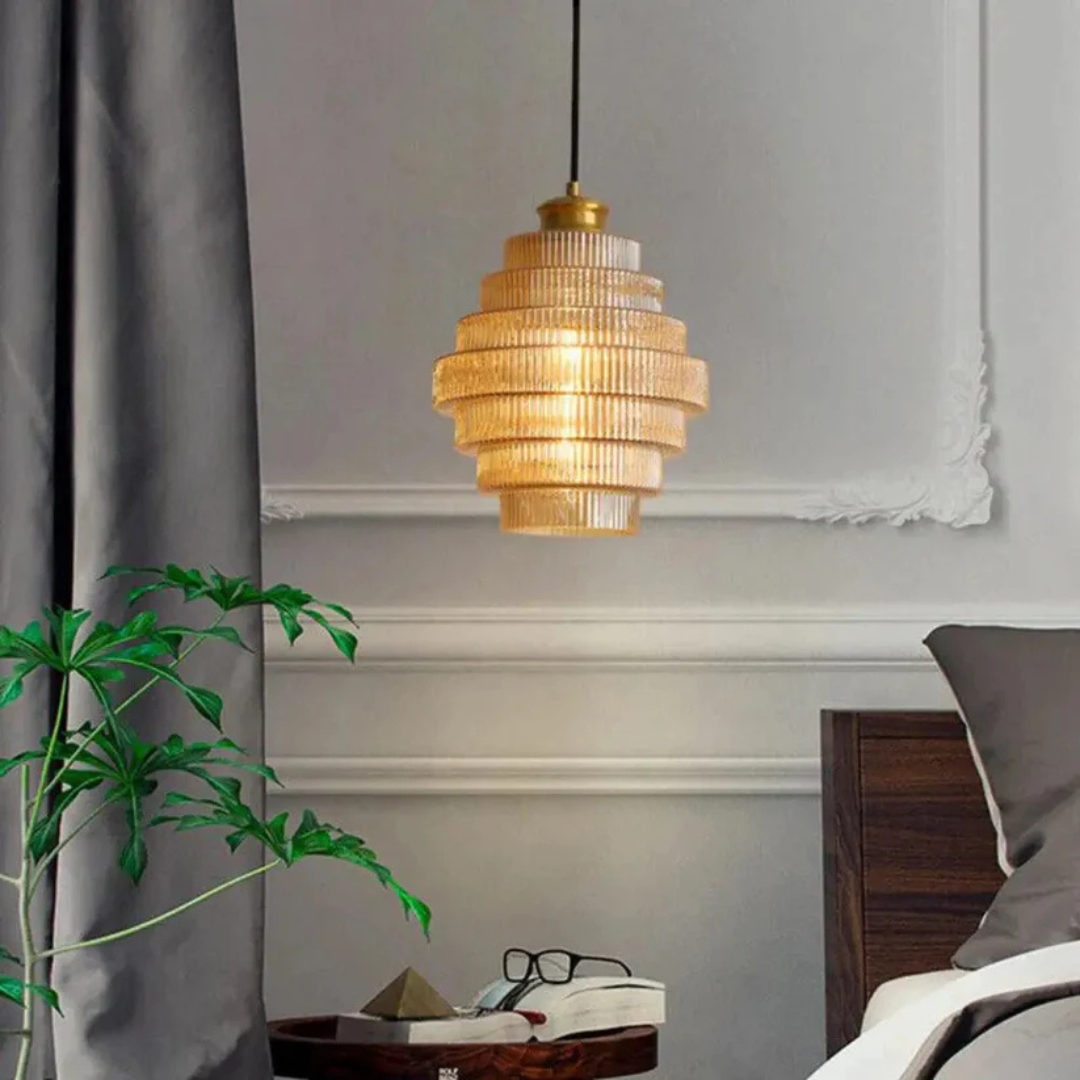 Hebes - Lampada a Sospensione Vintage in Vetro