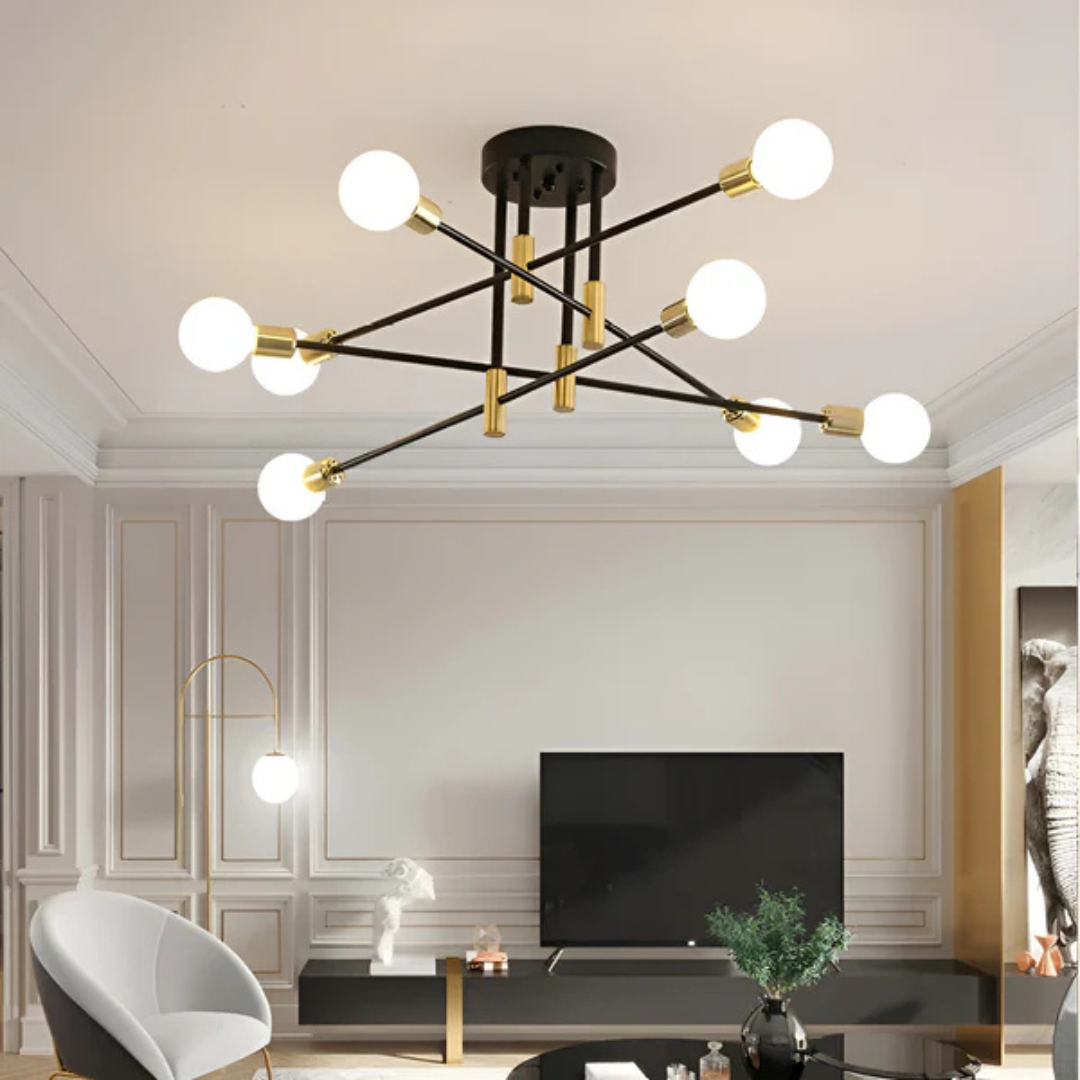 Helen - Lampada LED da Soffitto in Stile Retrò