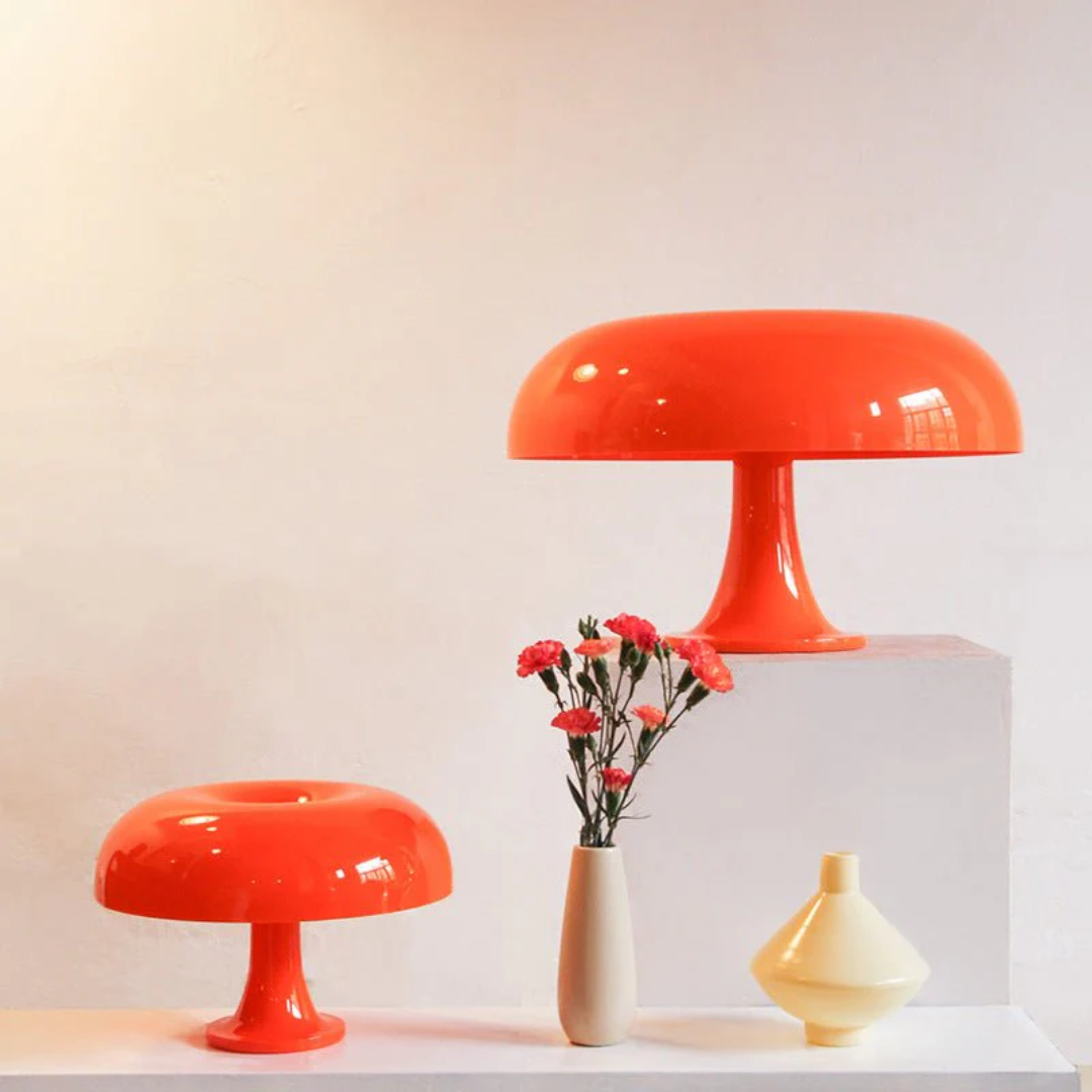 Sylviq - Lampada da Tavolo Minimalista a Forma di Funghi