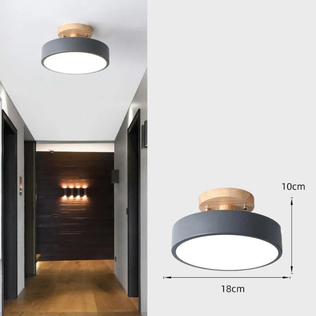 Illumine - Lampada da soffitto LED in legno