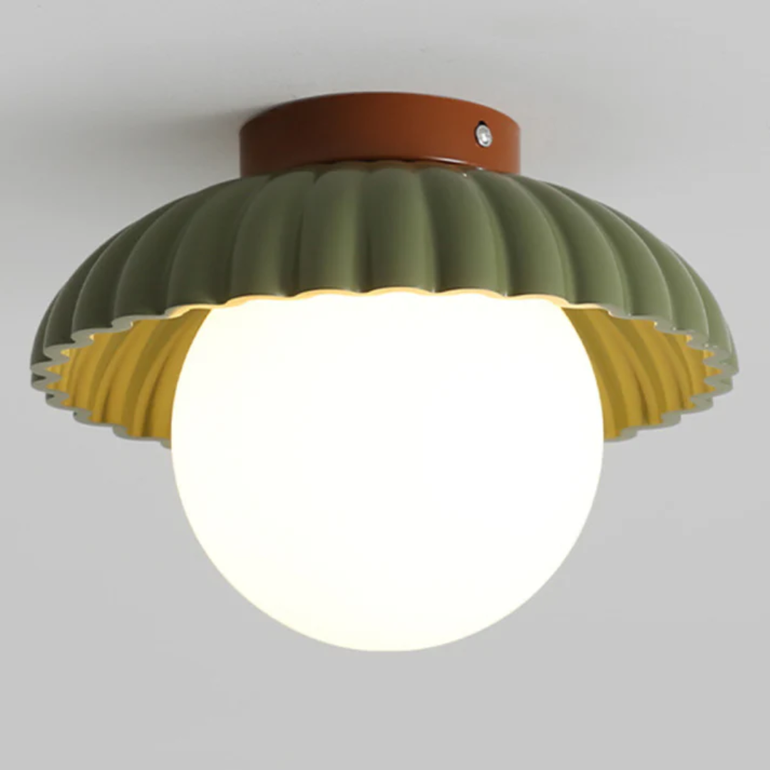 Jiora - Lampada da soffitto in metallo stile industriale