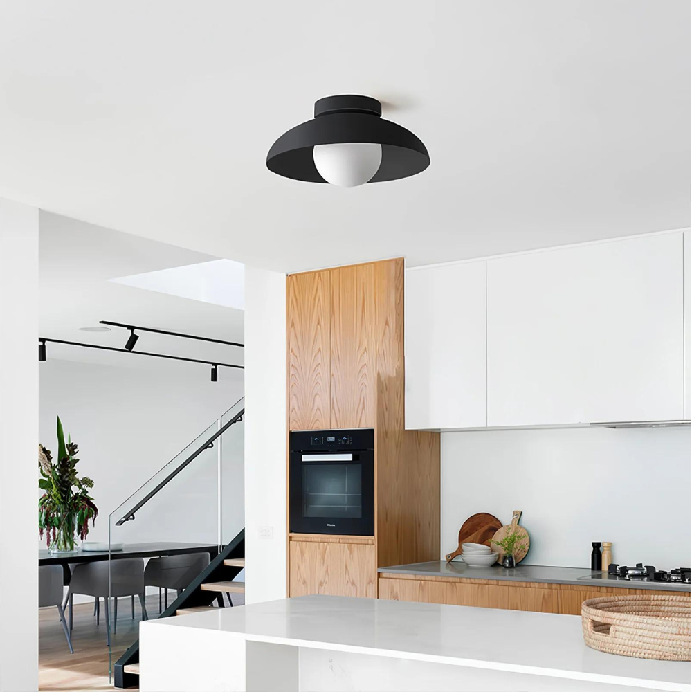 Avenira - Lampada da soffitto LED in vetro moderna