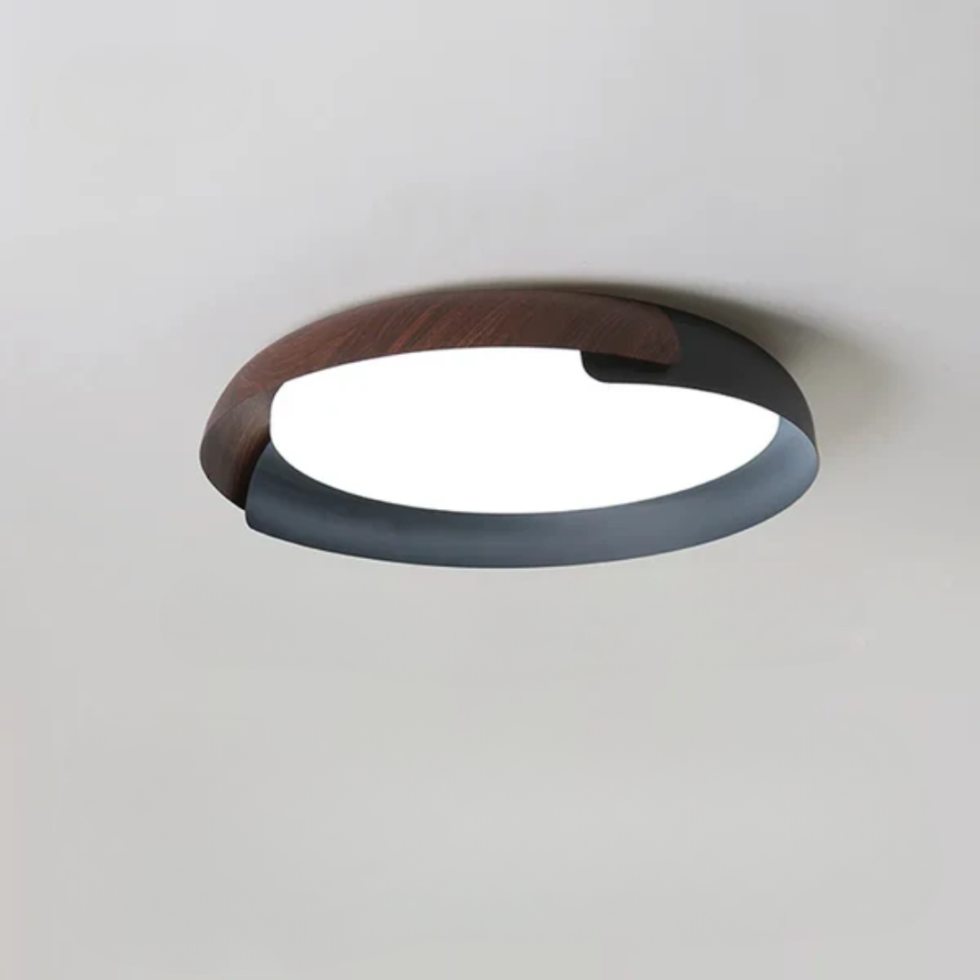 Vynor - Lampada a soffitto in legno per la camera da letto