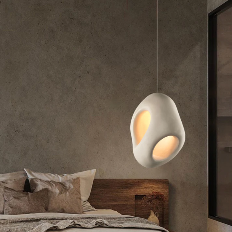 Thalira - Lampada a Sospensione LED Moderna in Stile Wabi Sabi