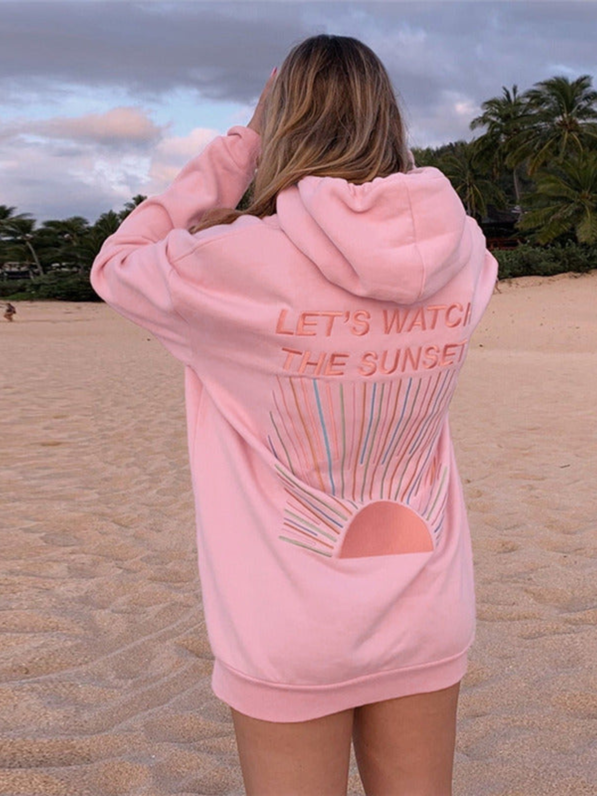 Women's Hoodie Inspired by Sunset Colors