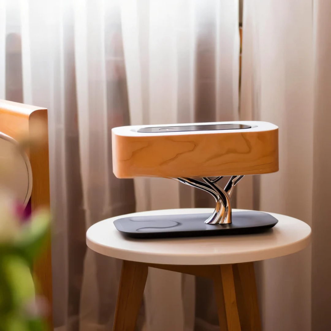 Dormi - Lampada da Tavolo LED Multifunzionale con Bluetooth e Funzione di Caricamento