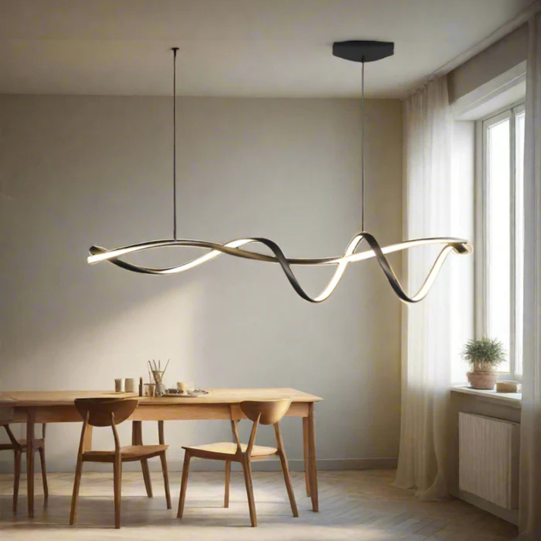 Noxis - Lampada a Sospensione LED Moderna per Tavolo da Pranzo