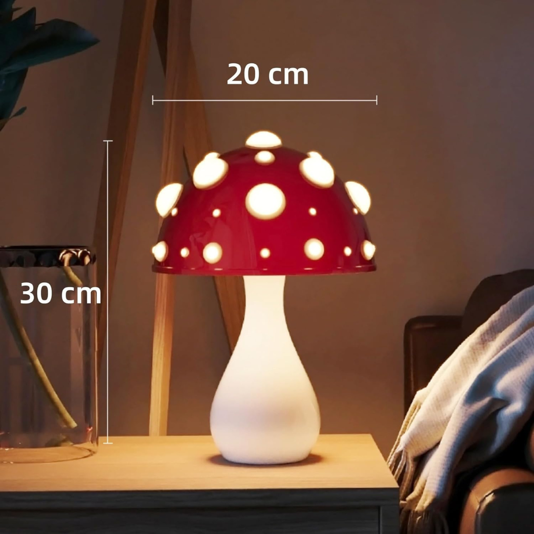 Olia - Lampada da Tavolo LED a Forma di Fungo