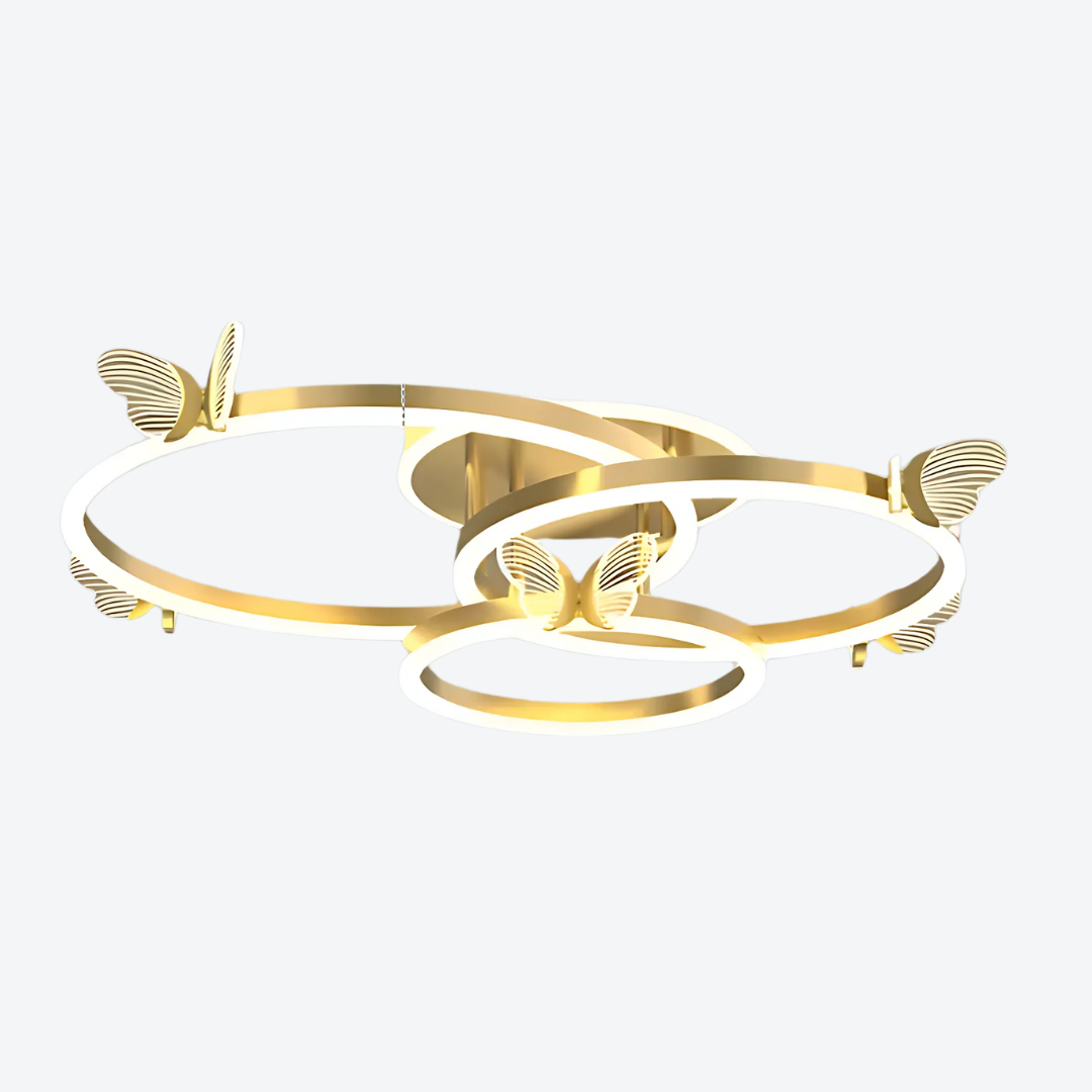 Farfalla - Lampada LED da Soffitto con Design a Farfalla