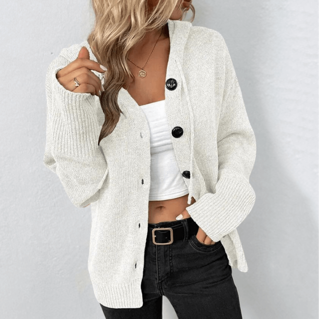 Brittan | Women's Comfortable Button-Up Cardigan