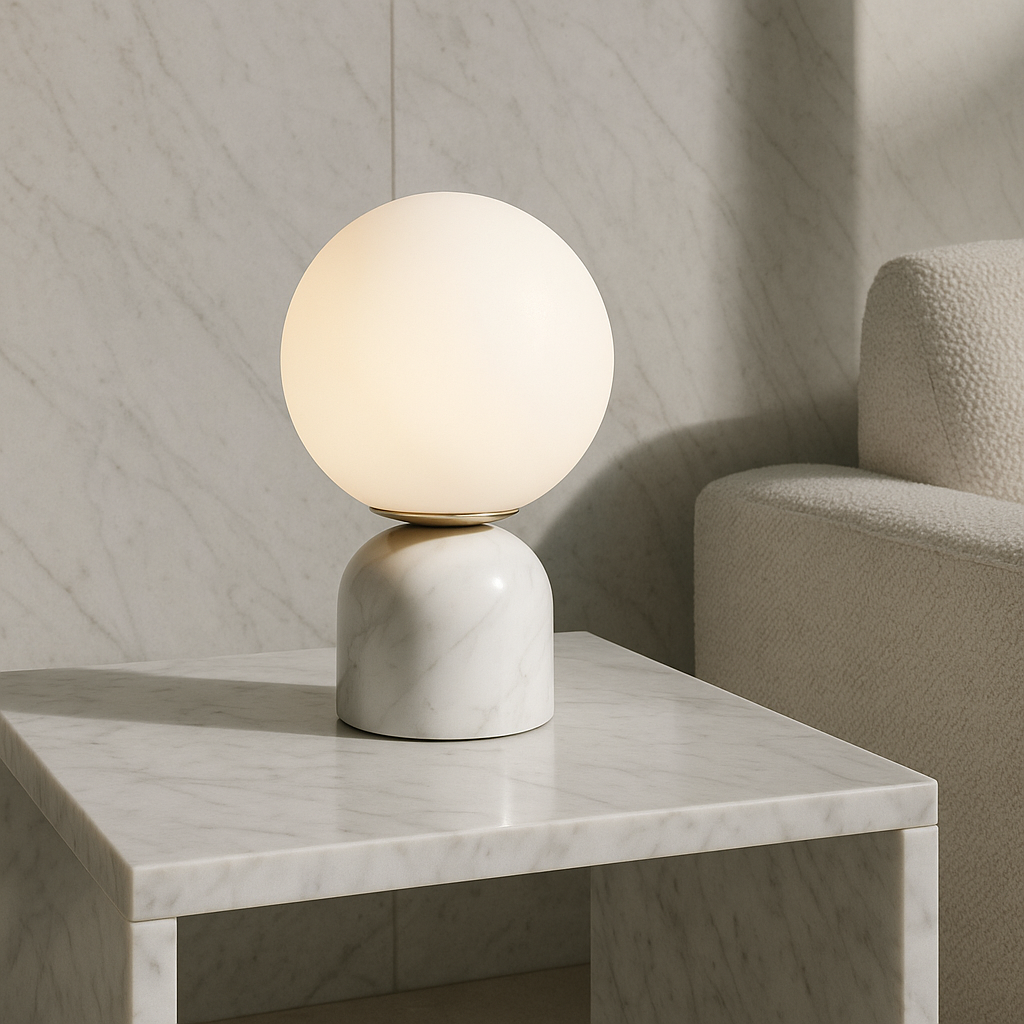 Orantheia - Lampada da Tavolo Moderna per Soggiorno o Camera da Letto