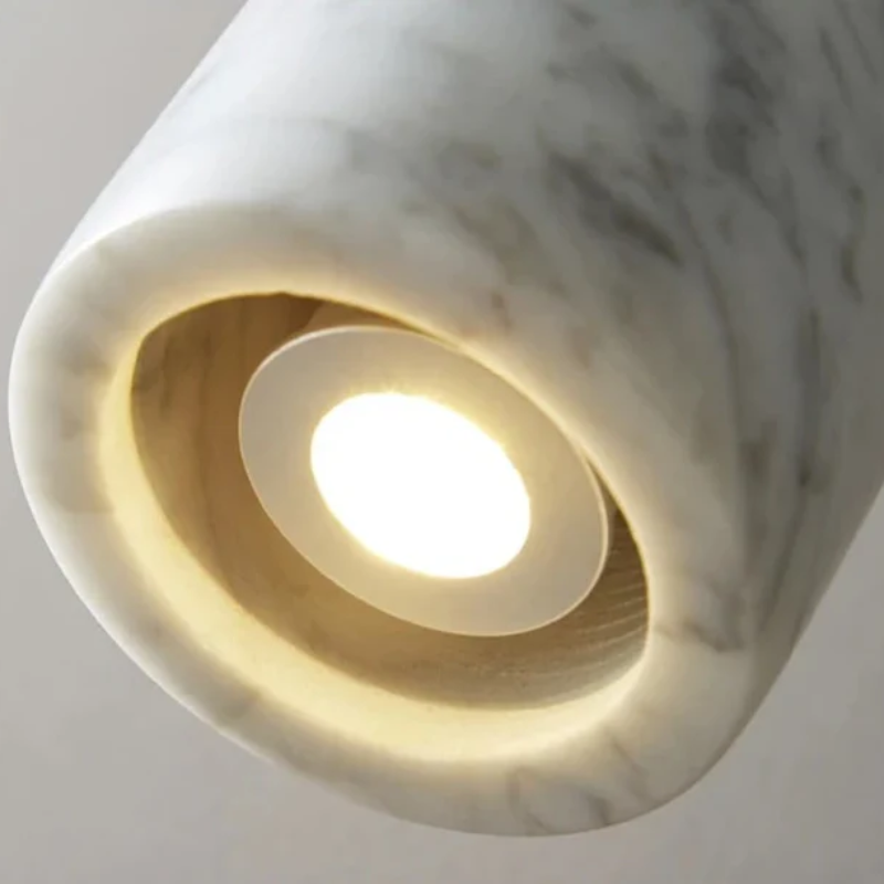 Velena - Lampada a sospensione LED in marmo dal design minimalista