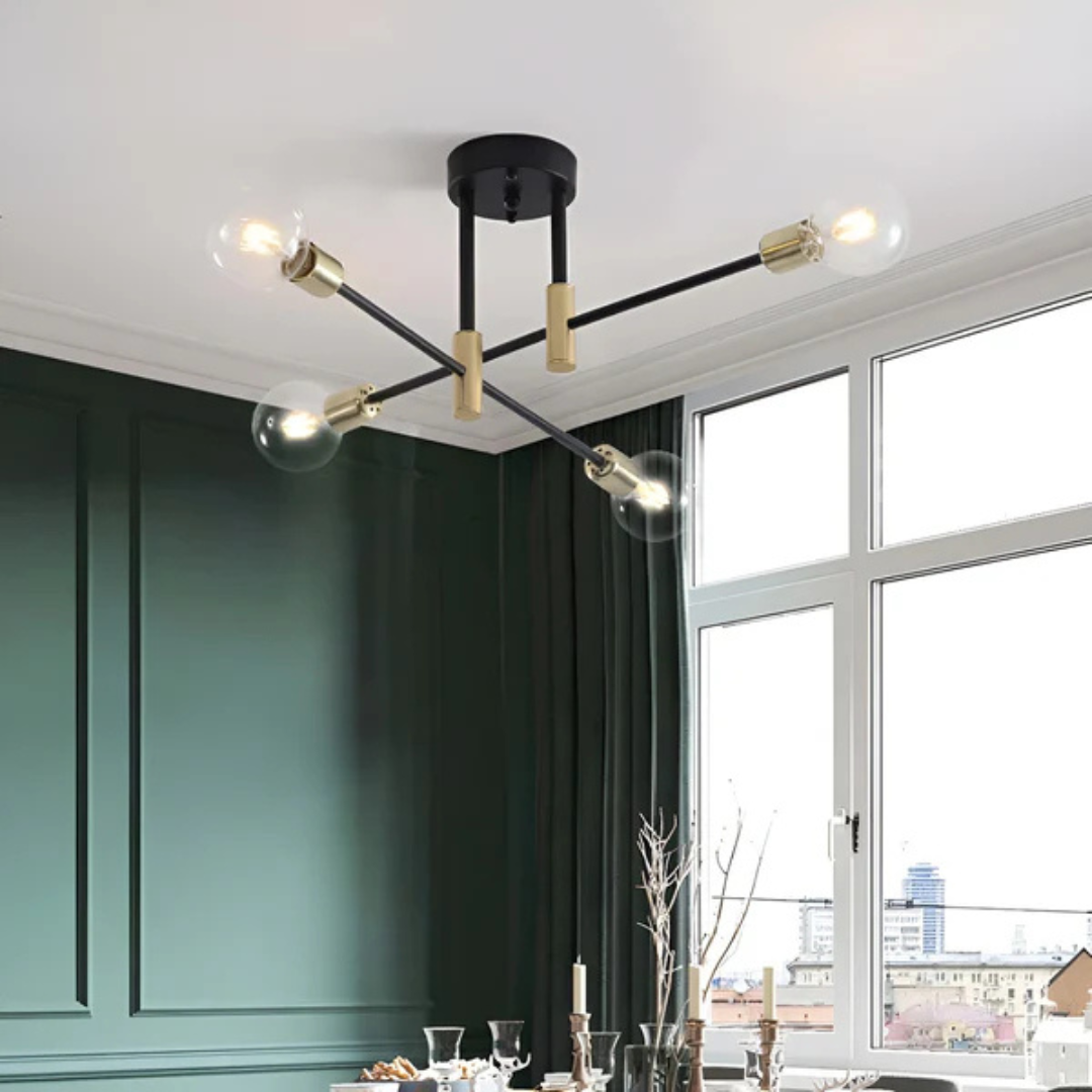 Helen - Lampada LED da Soffitto in Stile Retrò