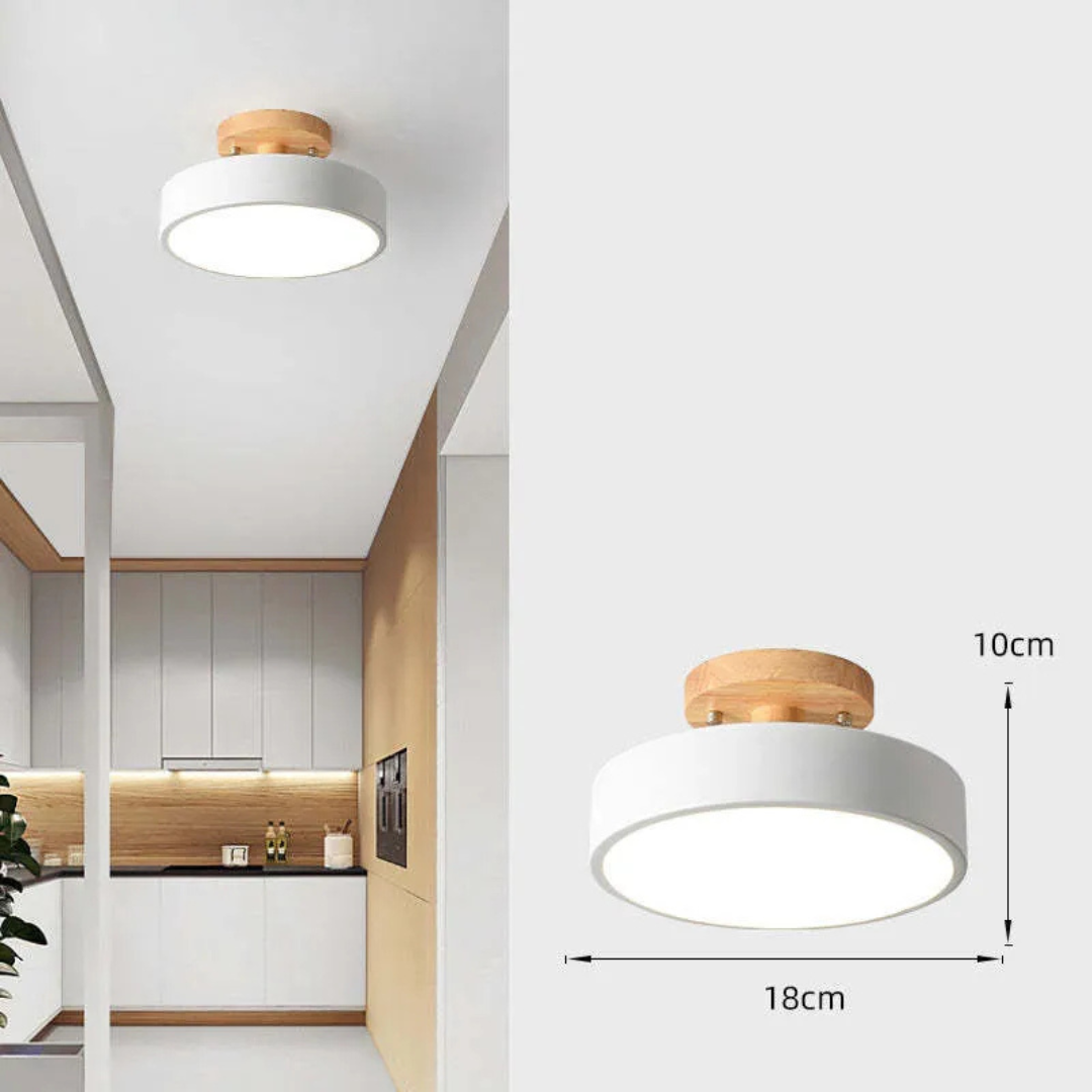 Illumine - Lampada da soffitto LED in legno