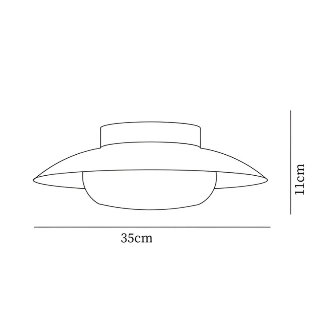 Fulgeo - Lampada Sospesa di Design Scandinavo per Tavolo in Crema