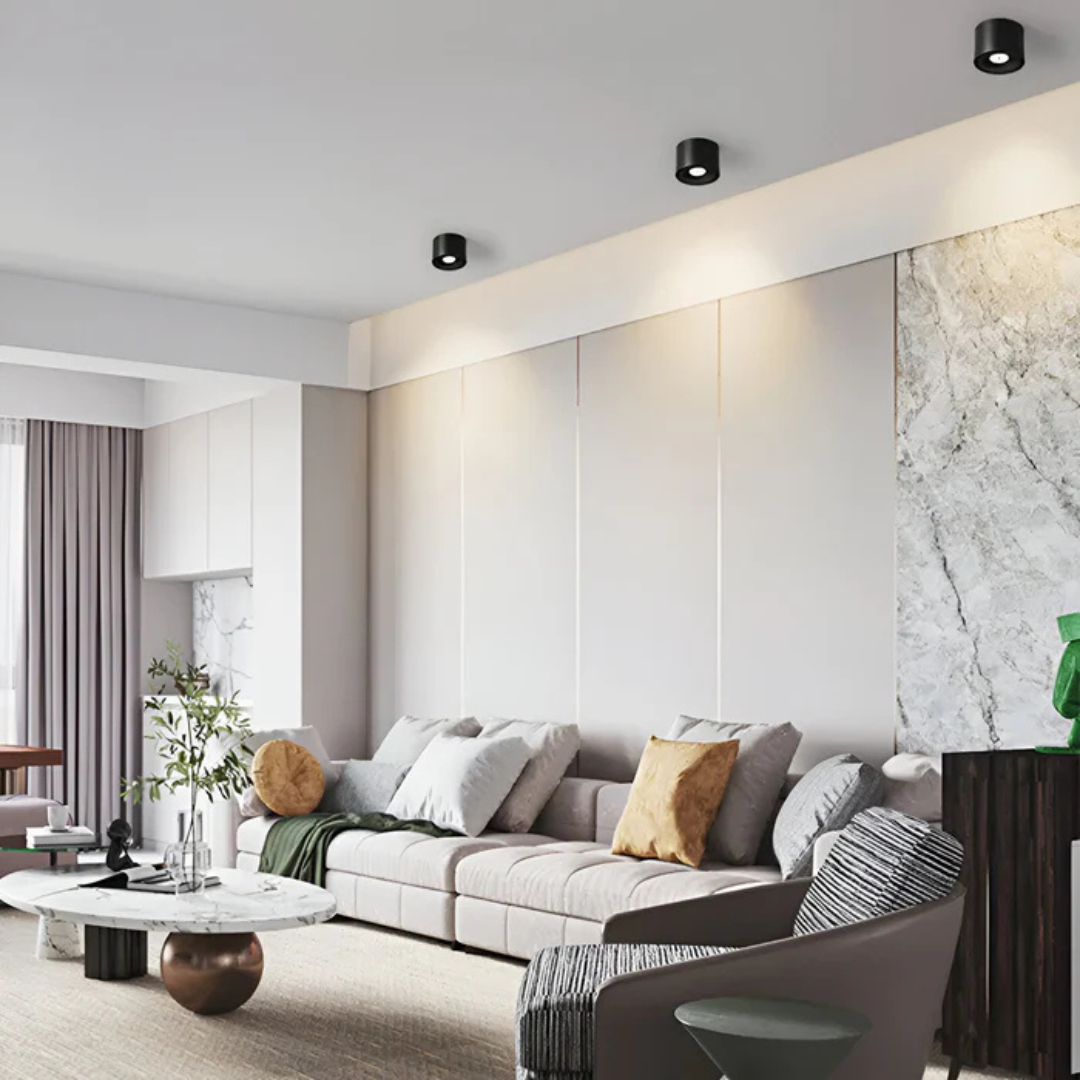 Selas - Lampada a soffitto LED Minimalista con Design Rotante a 360°