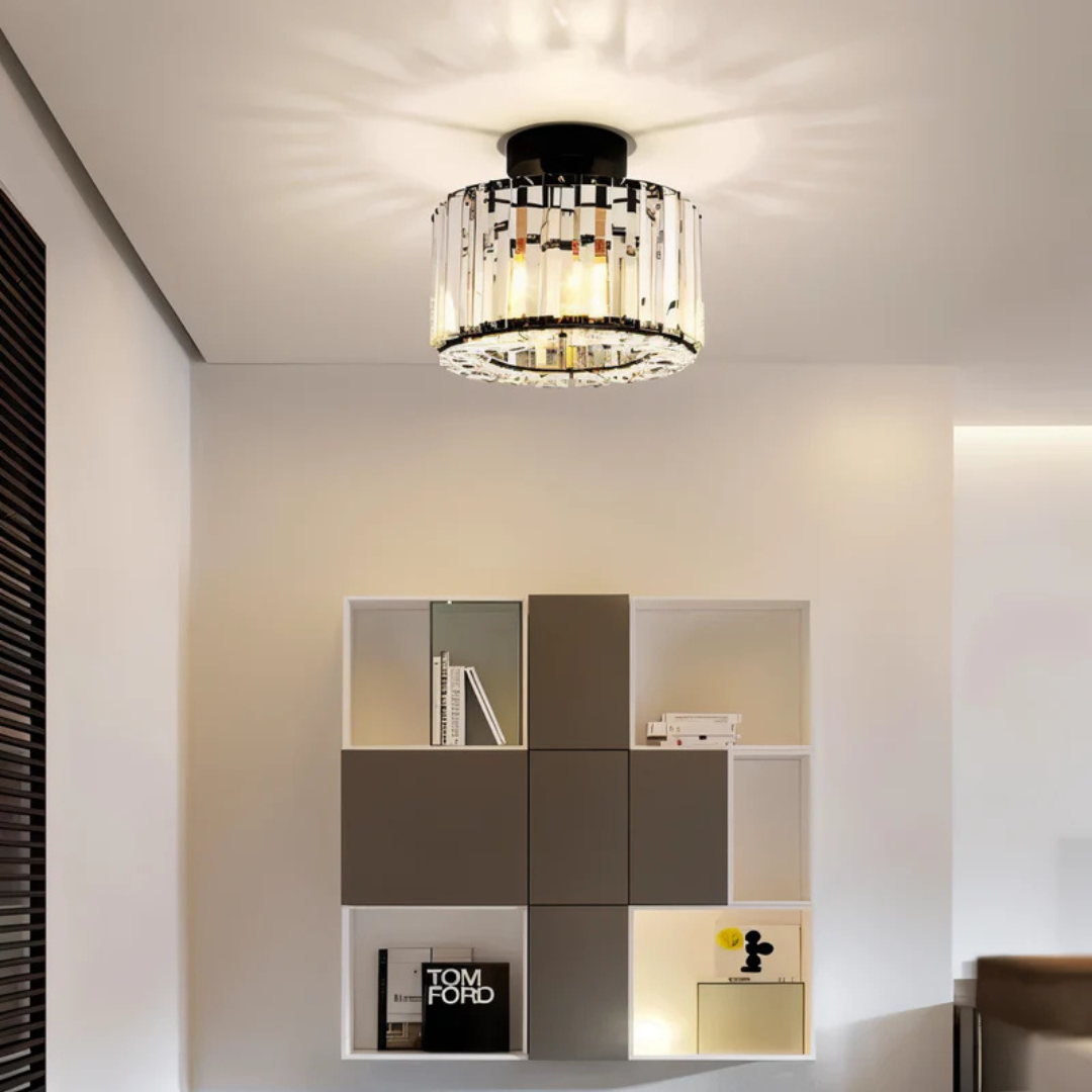 Cryst - Lampada da soffitto di lusso in cristallo | Illuminazione scintillante per interni