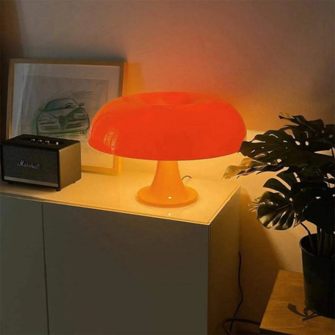 Sylviq - Lampada da Tavolo Minimalista a Forma di Funghi