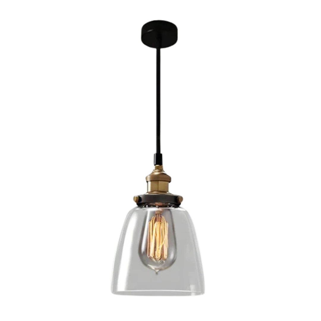 Urban - Elegante Lampada a Sospensione Vintage in Vetro per la Sala da Pranzo