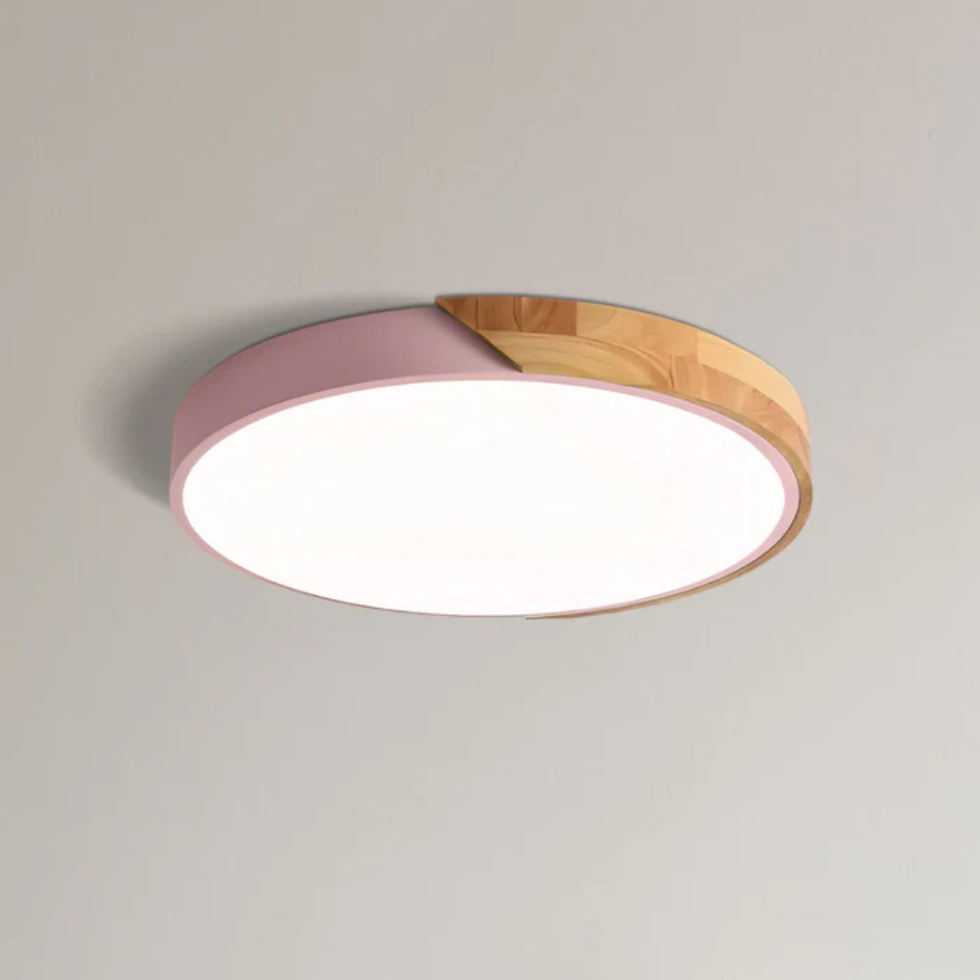 Delos - Lampada a Soffitto LED in Legno Scandinavo