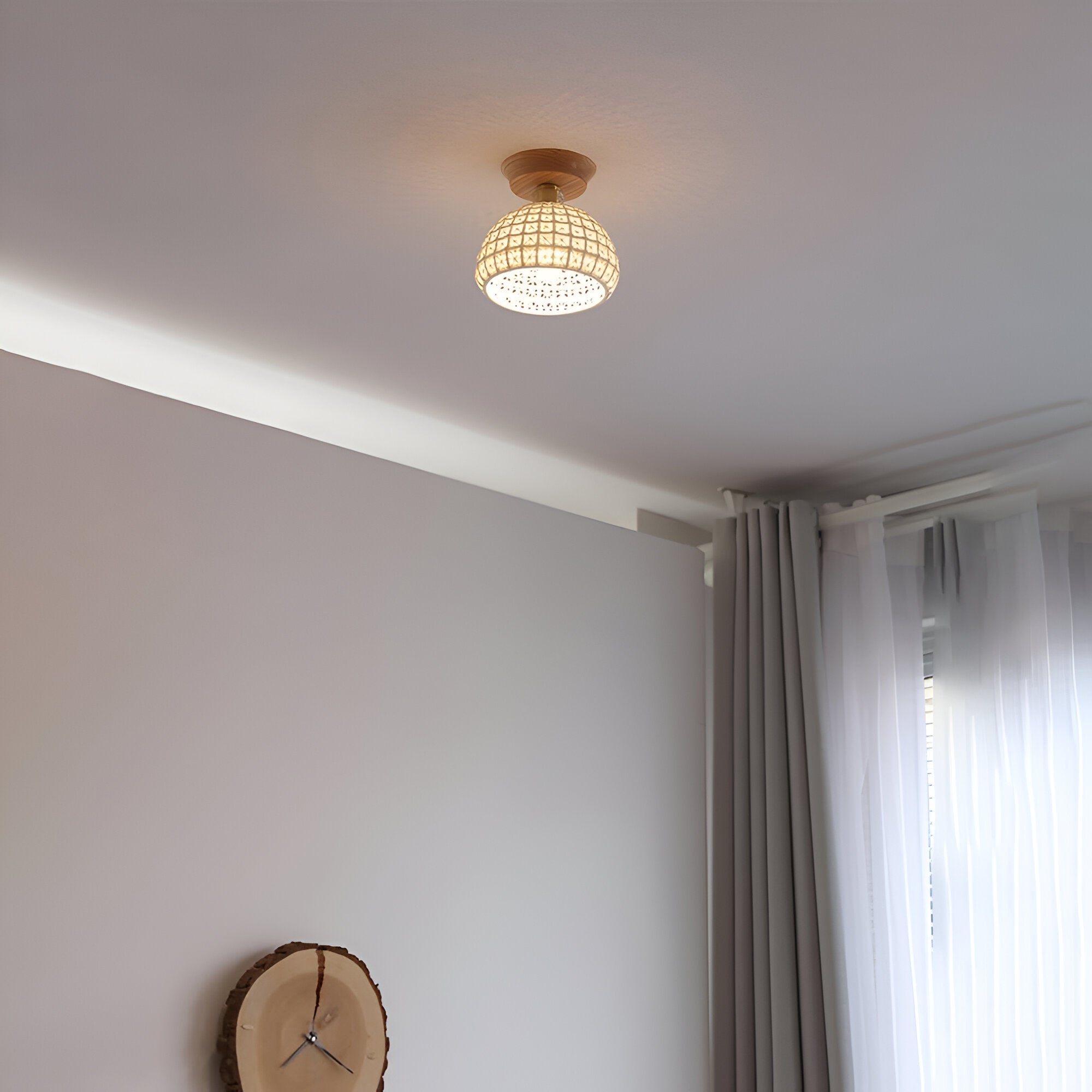 Myrrha - Lampada da soffitto in ceramica nordica elegante