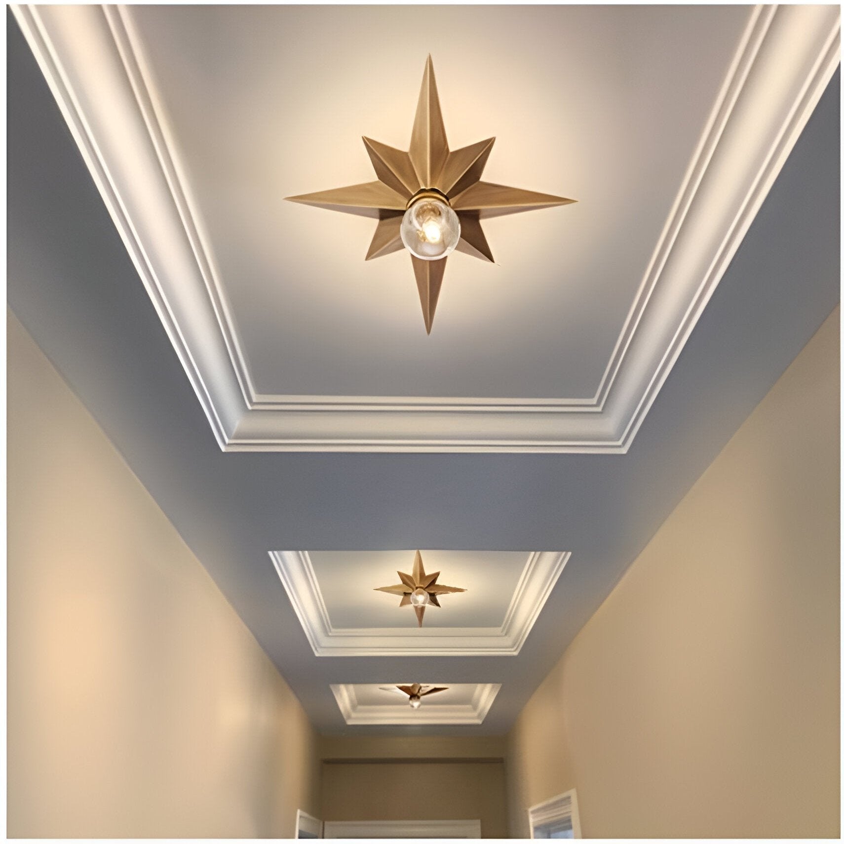 Alurea - Lampada da soffitto moderna a forma di stella" can be rewritten as:

"Alurea - Lampada a soffitto moderna a design stellare