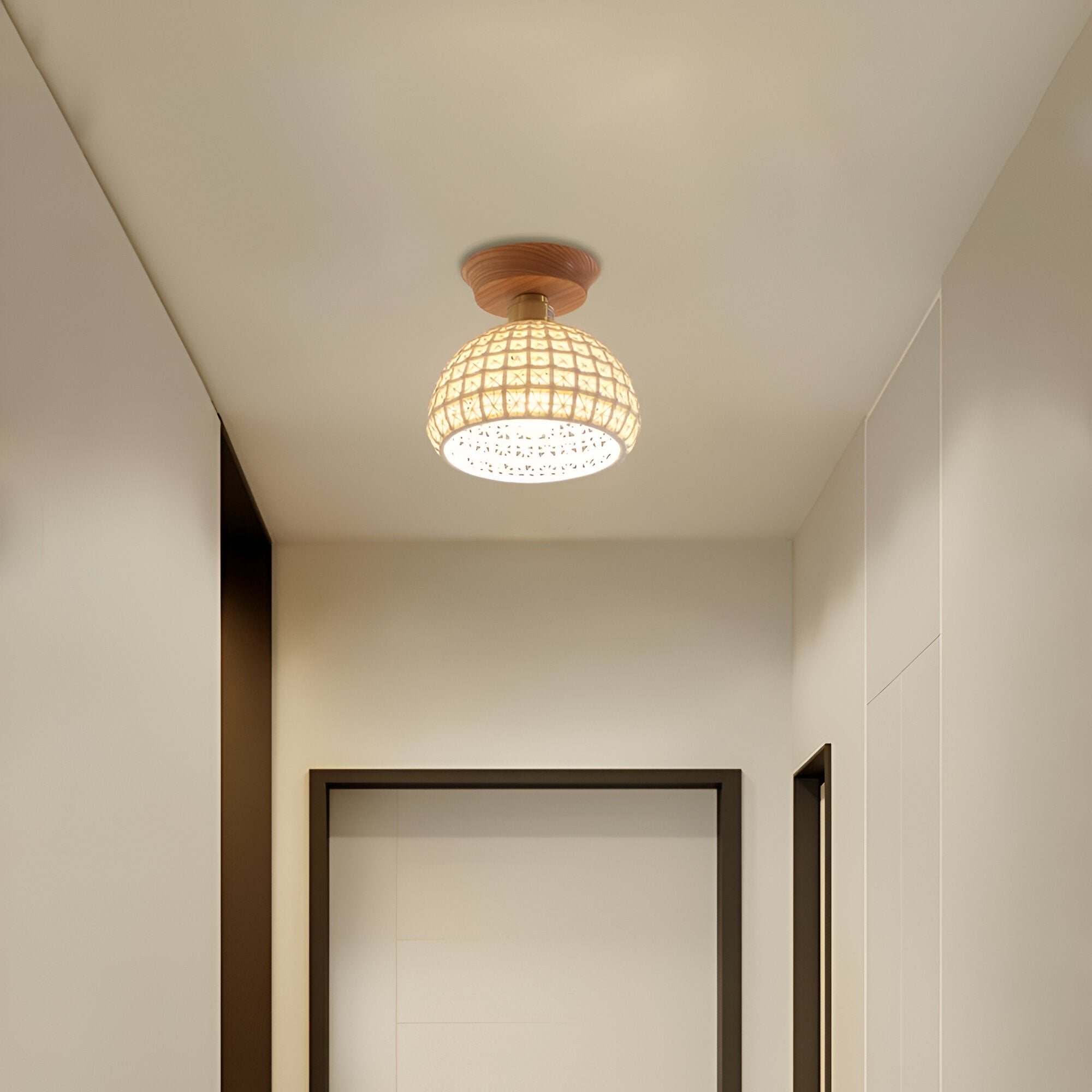 Myrrha - Lampada da soffitto in ceramica nordica elegante