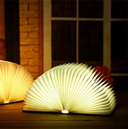 Xandis - Lampada LED da Tavolo a Forma di Libro