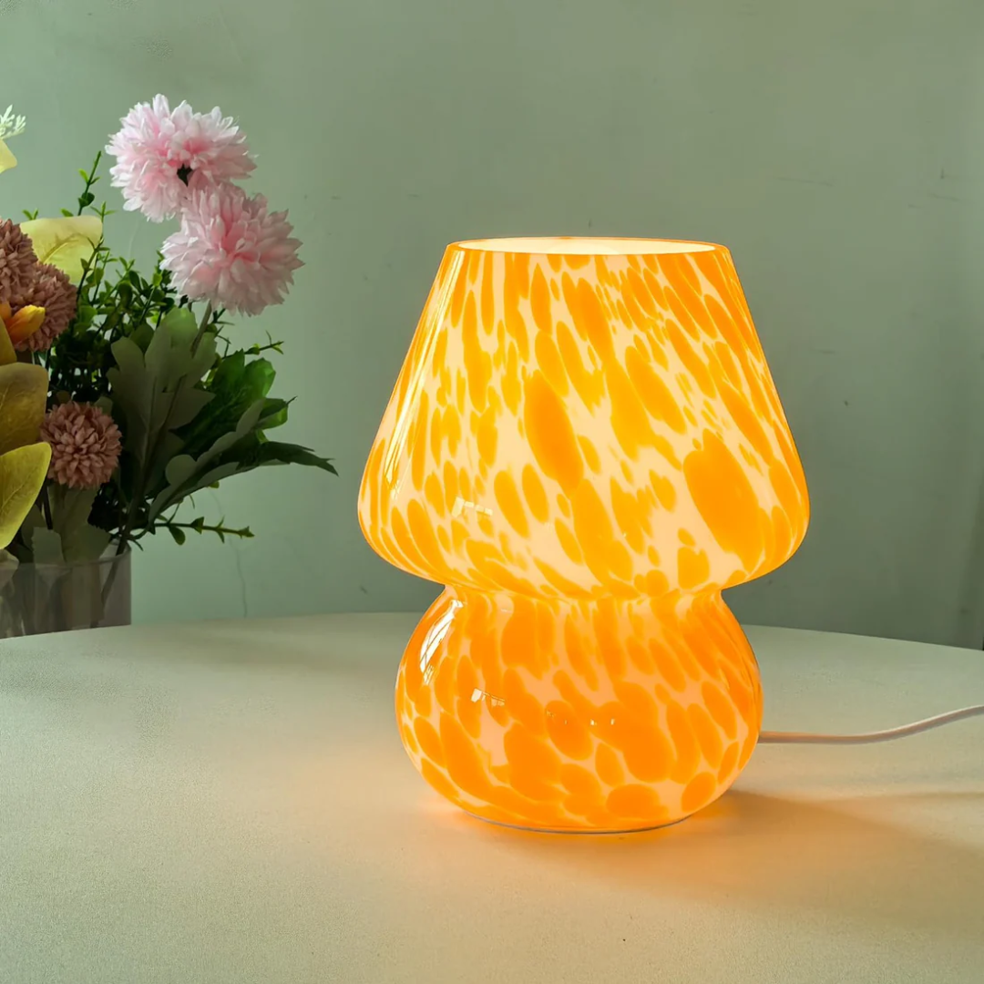Troy - Lampada da Tavolo Colorata a Forma di Fungo