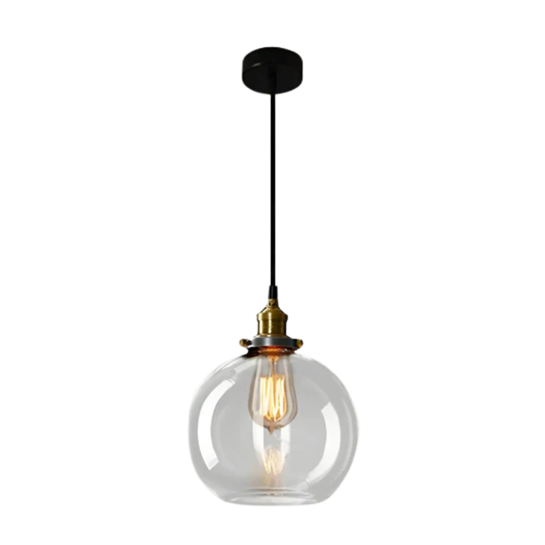 Urban - Elegante Lampada a Sospensione Vintage in Vetro per la Sala da Pranzo