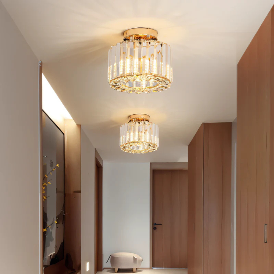 Cryst - Lampada da soffitto di lusso in cristallo | Illuminazione scintillante per interni