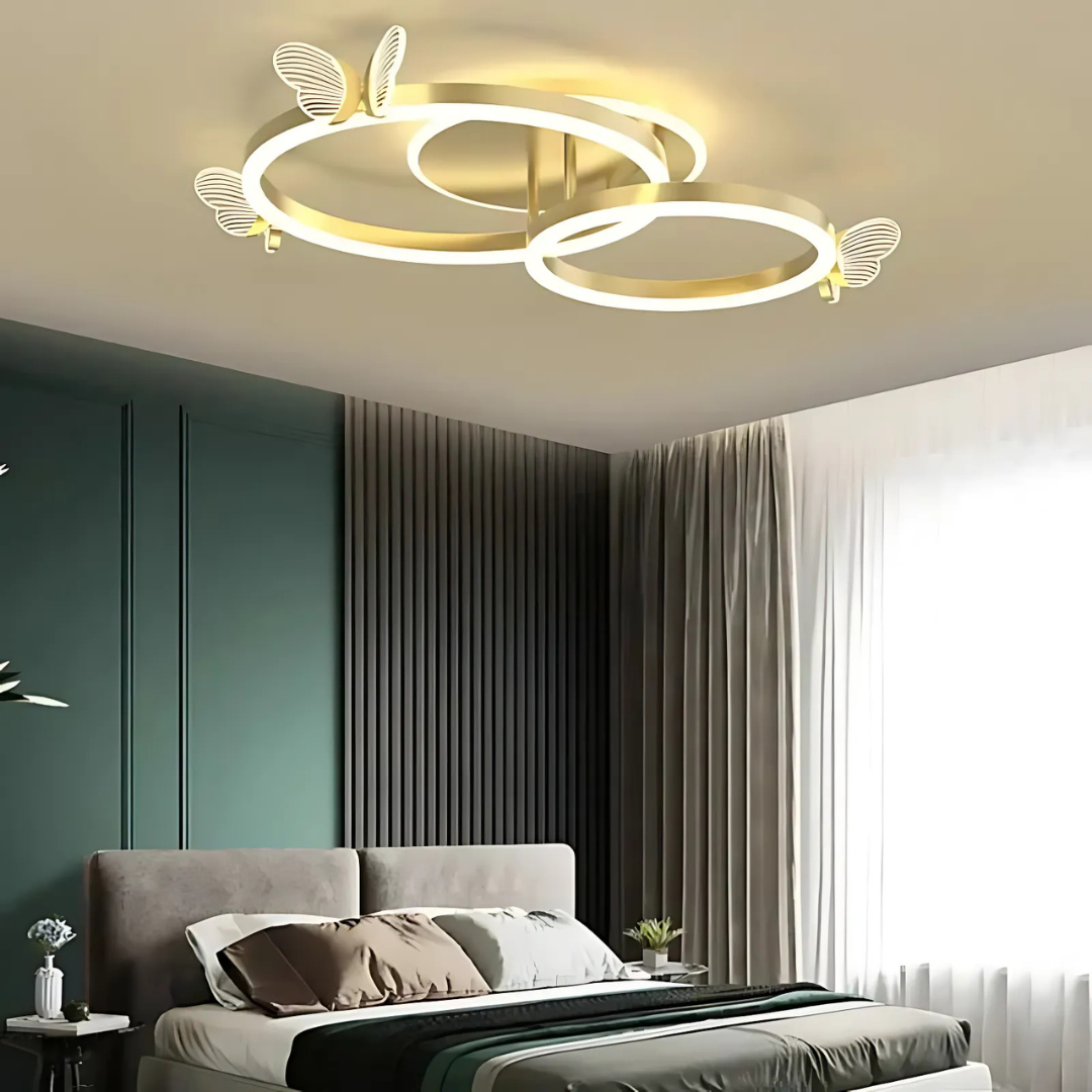 Farfalla - Lampada LED da Soffitto con Design a Farfalla