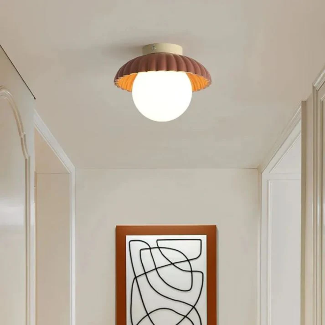 Jiora - Lampada da soffitto in metallo stile industriale