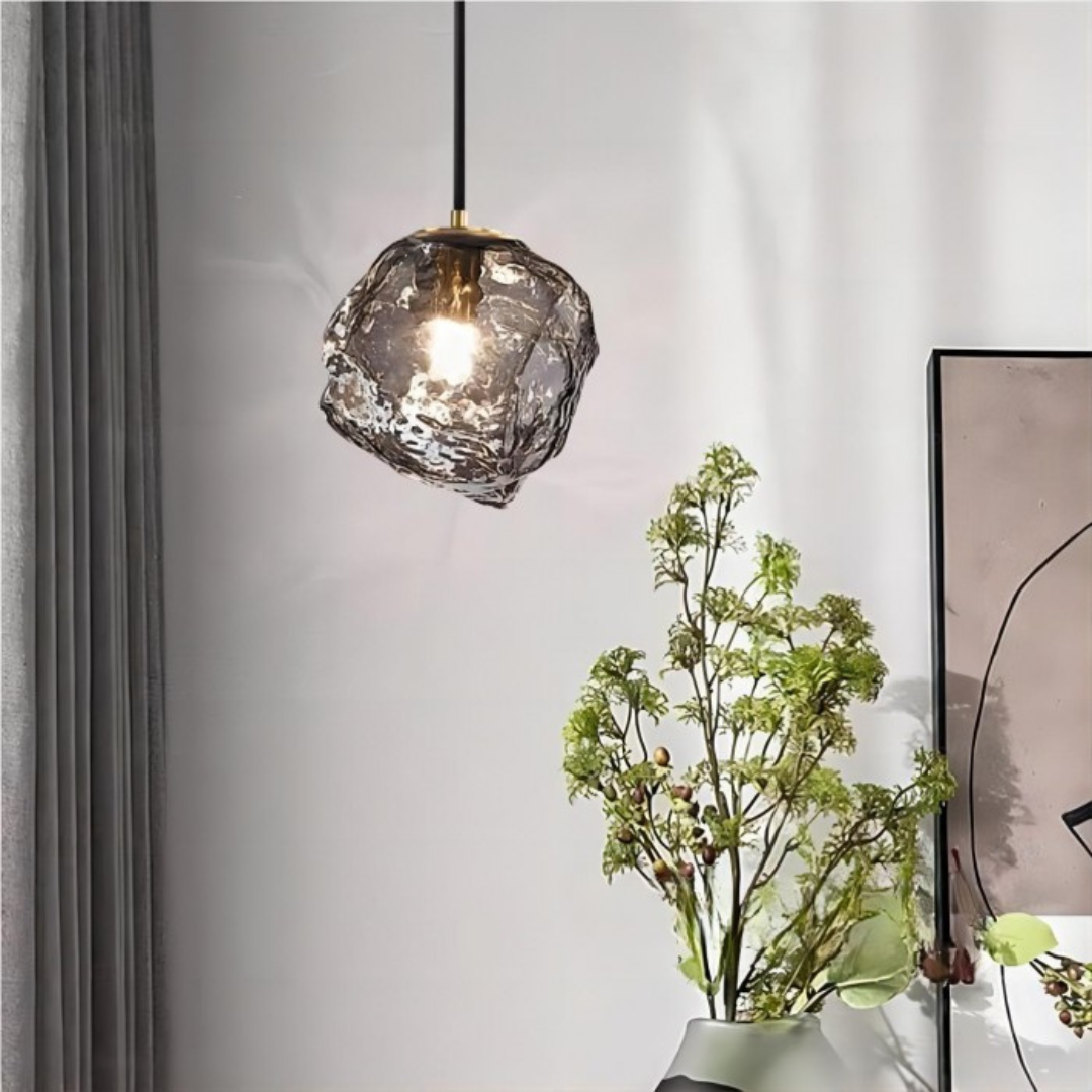 Lumenos Vetro Chandelier - Elegant Dining Table Light Fixture