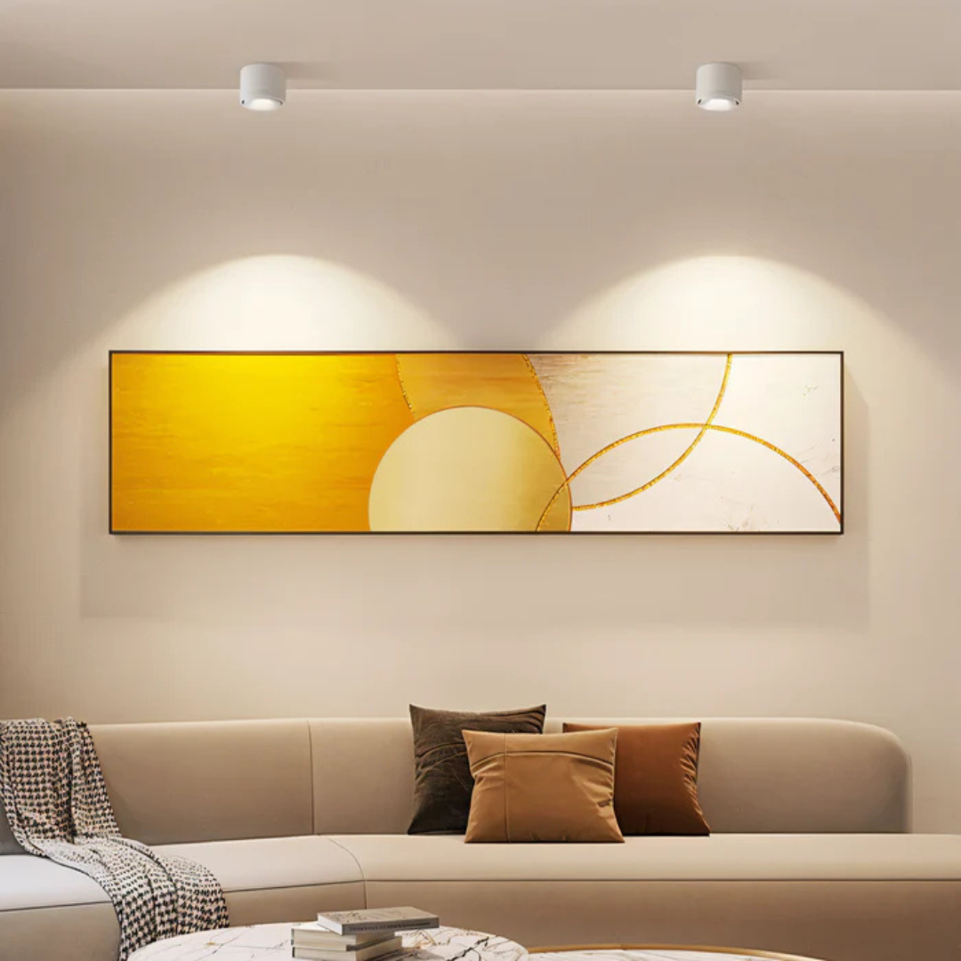 Selas - Lampada a soffitto LED Minimalista con Design Rotante a 360°