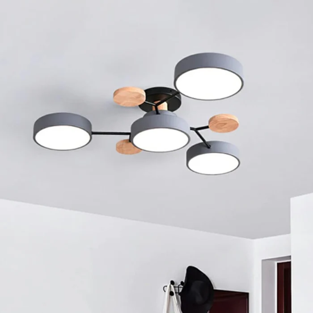 Clio - Lampada LED Moderna da Soffitto di Forma Rotonda