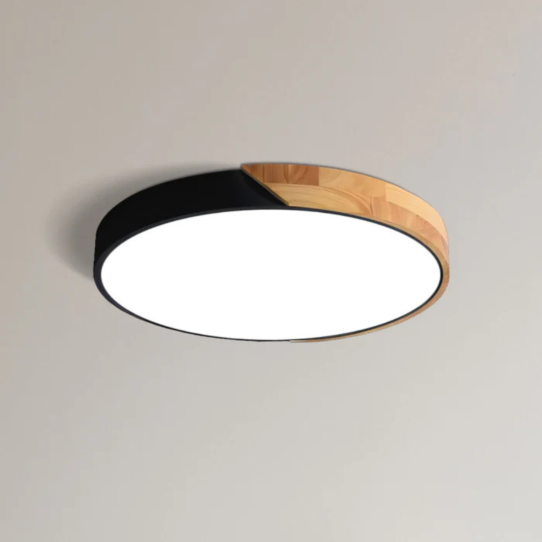 Delos - Lampada a Soffitto LED in Legno Scandinavo