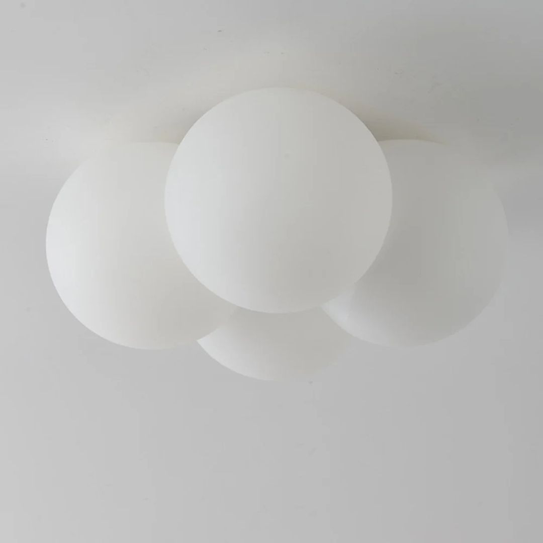 Raxa - Lampada a soffitto LED a forma di nuvola in stile scandinavo
