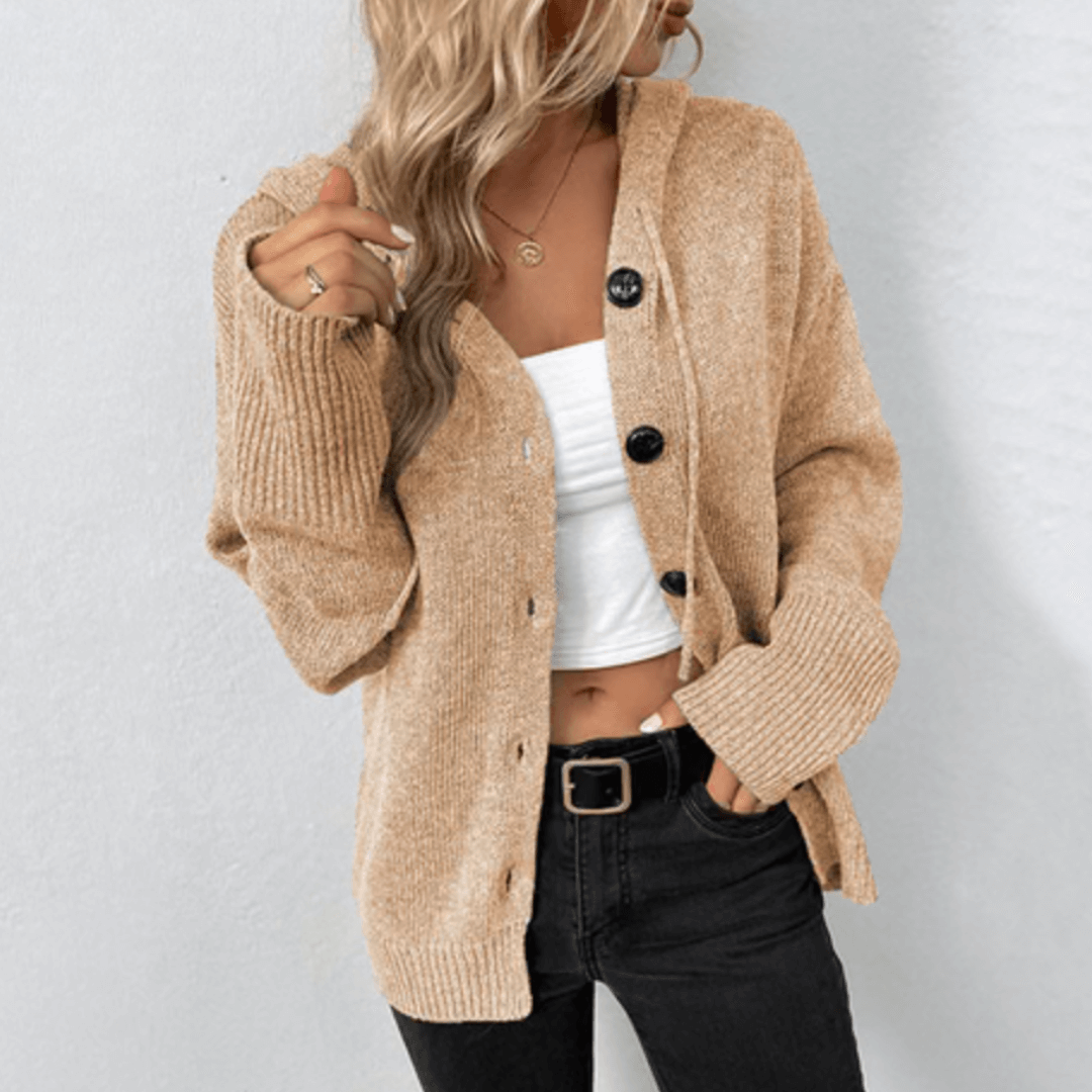 Brittan | Women's Comfortable Button-Up Cardigan