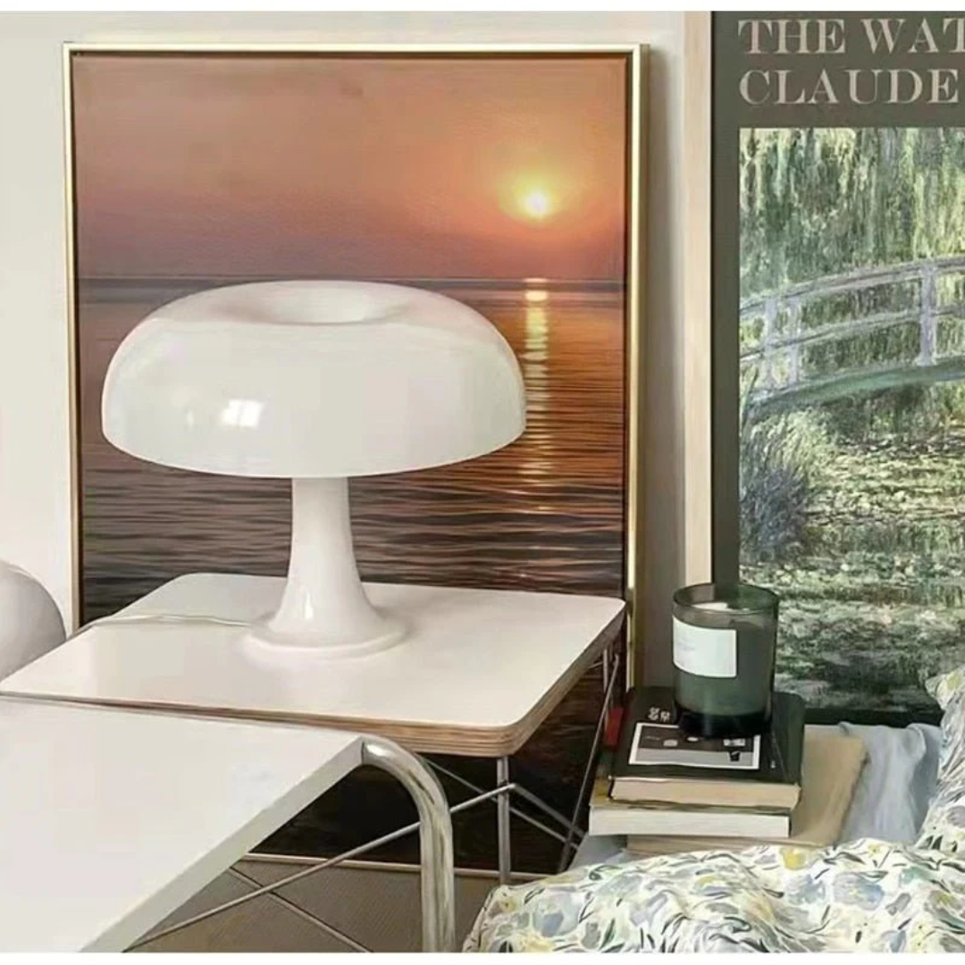 Sylviq - Lampada da Tavolo Minimalista a Forma di Funghi