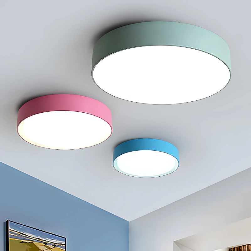 Iserene - Dimmerable Round LED Ceiling Lamp
