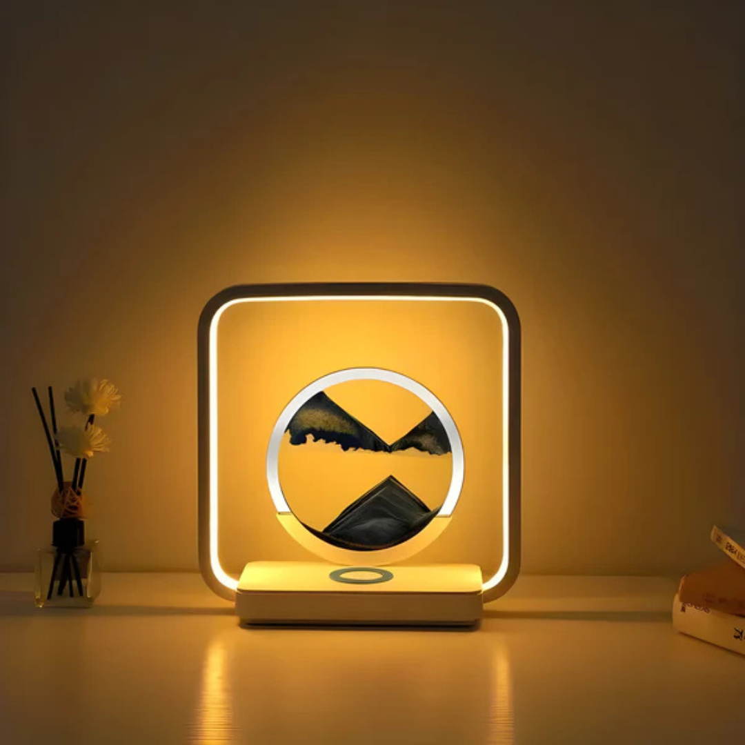 Calida - Lampada Notturna LED 3D con Effetto Sabbia