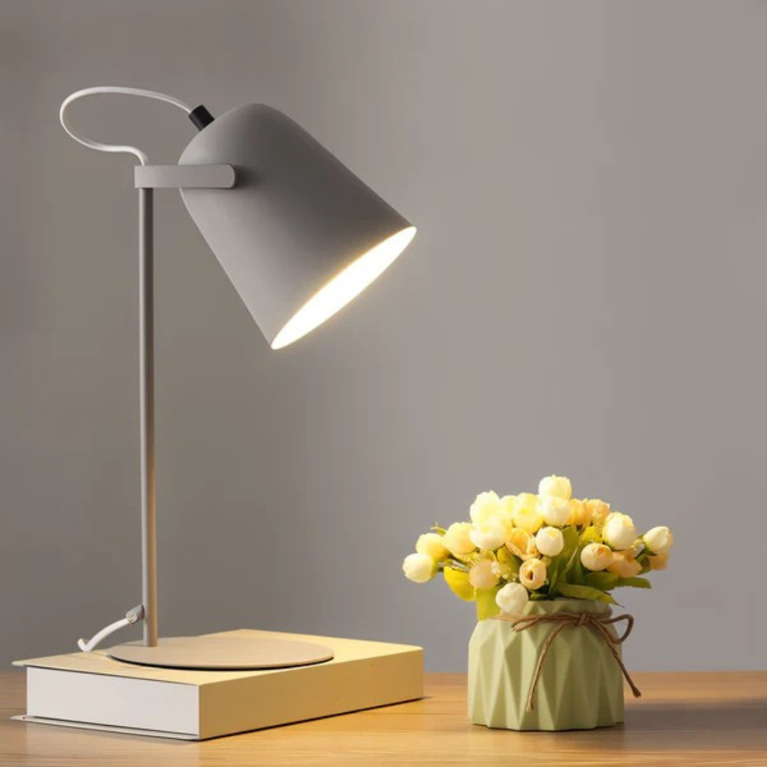 Erion - Lampada da Tavolo LED Moderna | Lampada da Scrivania Elegante per la Casa