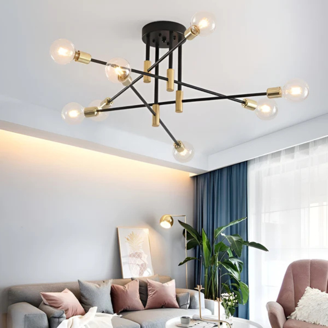 Helen - Lampada LED da Soffitto in Stile Retrò