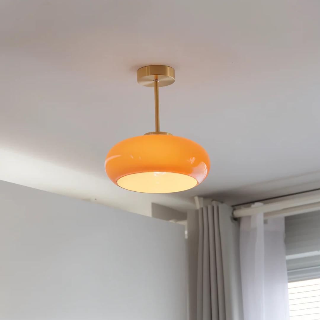 Flixar - Lampadario Vintage in Giallo