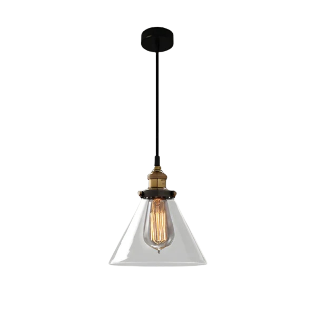Urban - Elegante Lampada a Sospensione Vintage in Vetro per la Sala da Pranzo
